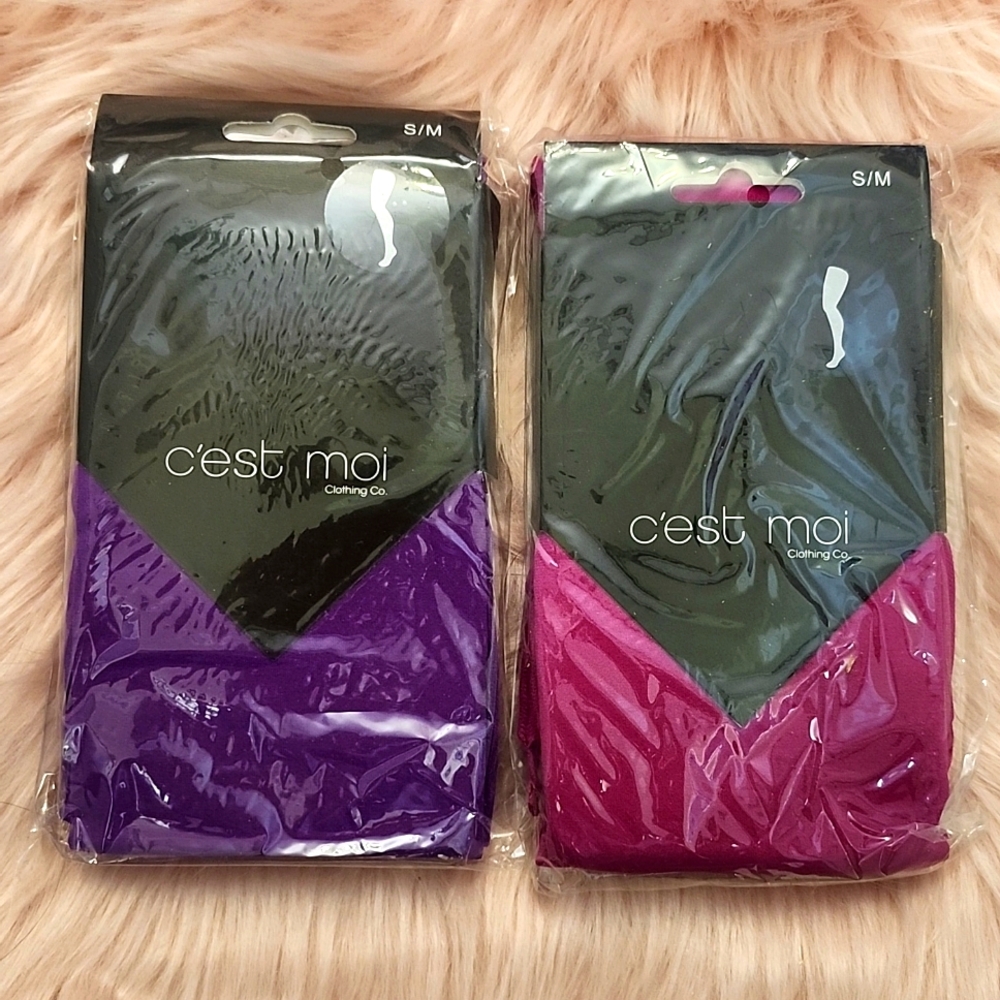 Brand New 2 CT. C'EST MOI Ladies Tights- S/M